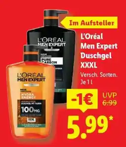 Lidl L'Oréal Men Expert Duschgel XXXL Angebot