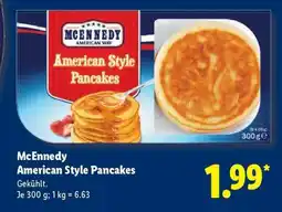 Lidl McEnnedy American Style Pancakes Angebot