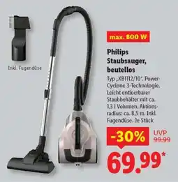Lidl Philips Staubsauger, beutellos Angebot