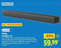 Lidl Philips Soundbar 2.0 Angebot