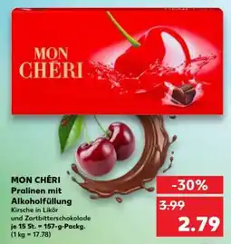 Kaufland MON CHÉRI Pralinen mit Alkoholfüllung Angebot