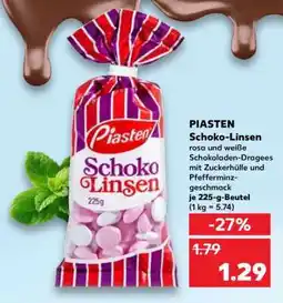 Kaufland PIASTEN Schoko-Linsen Angebot