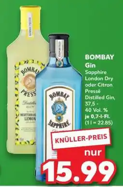 Kaufland Bombay Gin Angebot