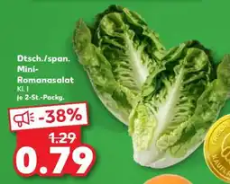 Kaufland Dtsch./span. Mini-Romanasalat Angebot