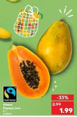 Kaufland Papaya, lose Angebot
