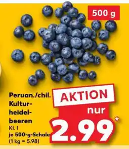 Kaufland Peruan./chil. Kulturheidelbeeren Angebot