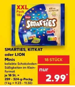 Kaufland SMARTIES, KITKAT oder LION Angebot