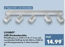 Kaufland LIV&BO LED-Deckenleuchte Angebot