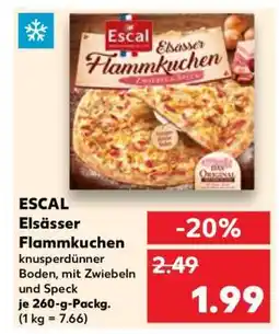 Kaufland ESCAL Elsässer Flammkuchen Angebot