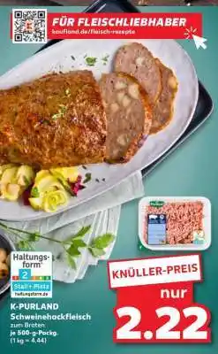 Kaufland K-PURLAND Schweinehackfleisch Angebot