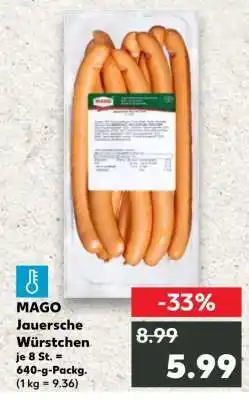 Kaufland MAGO Jauersche Würstchen Angebot