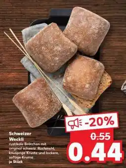 Kaufland Schweizer Weckli Angebot
