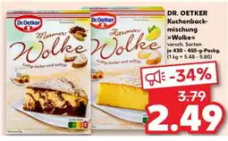 Kaufland DR. OETKER Kuchenbackmischung Wolke Angebot