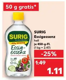 Kaufland SURIG Essigessenz hell Angebot