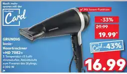 Kaufland GRUNDIG Ionic-Haartrockner HD 7082 Angebot