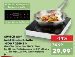 Kaufland SWITCH ON Induktionskochplatte SOIKP 2200 B1 Angebot