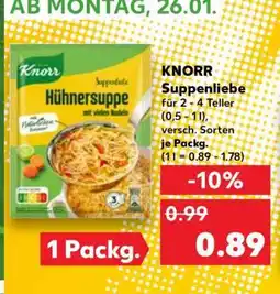 Kaufland KNORR Suppenliebe Angebot