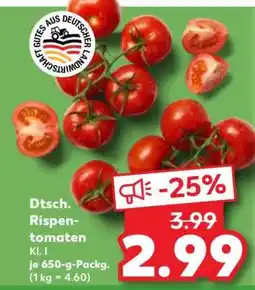 Kaufland Dtsch. Rispentomaten Angebot