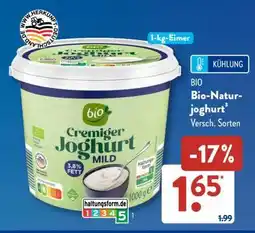 Aldi Süd Bio-Naturjoghurt Angebot