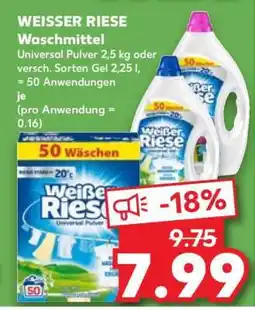 Kaufland Weißer Riese Waschmittel Angebot