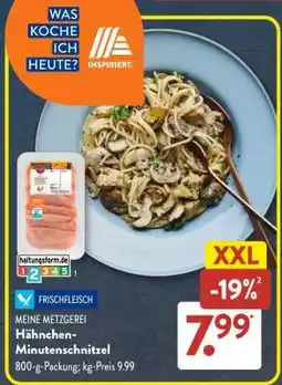 Aldi Süd Hähnchen-Minutenschnitzel Angebot