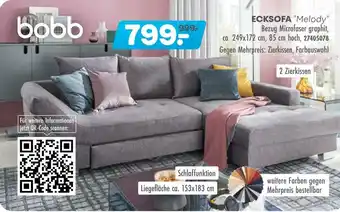 Möbel Kraft Bobb ecksofa "melody" Angebot