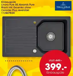 Möbel Martin Villeroy & Boch Einbauspüle Angebot