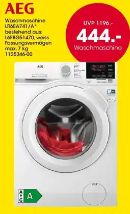 Möbel Martin AEG Waschmaschine LR6EA741/A Angebot