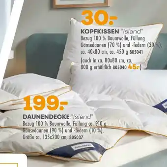 Möbel Kraft Kopfkissen oder daunendecke Angebot
