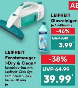 Kaufland LEIFHEIT Fenstersauger Dry & Clean Angebot