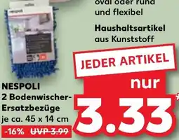 Kaufland NESPOLI 2 Bodenwischer Ersatzbezüge Angebot