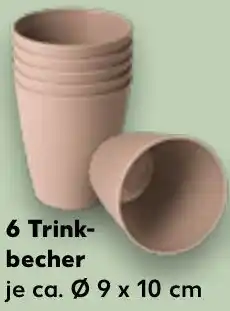 Kaufland 6 Trinkbecher Angebot