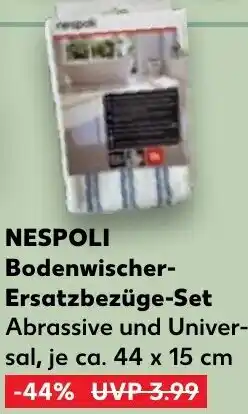 Kaufland NESPOLI Bodenwischer Ersatzbezüge-Set Angebot