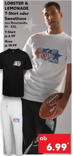 Kaufland NFL LOBSTER & LEMONADE T-Shirt oder Sweathose Angebot