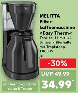 Kaufland MELITTA Filterkaffeemaschine Easy Therm Angebot