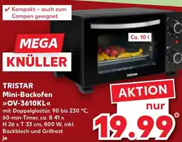 Kaufland TRISTAR Mini-Backofen OV-3610KL Angebot