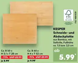 Kaufland KESPER Schneide- und Abdeckplatte Angebot