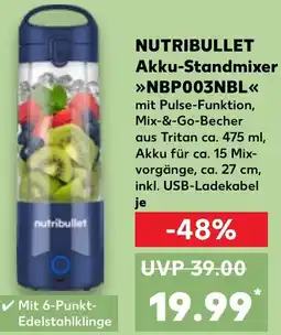Kaufland NUTRIBULLET Akku-Standmixer NBP003NBL Angebot
