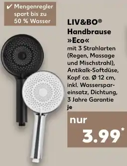 Kaufland LIV&BO Handbrause Eco Angebot