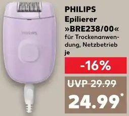 Kaufland PHILIPS Epilierer BRE238/00 Angebot