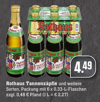 Edeka Rothaus Tannenzäpfle Angebot