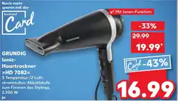Kaufland GRUNDIG Ionic Haartrockner HD 7082 Angebot