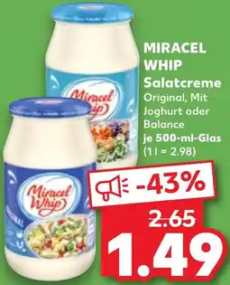 Kaufland MIRACEL WHIP Salatcreme Angebot