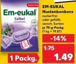 Kaufland EM-EUKAL Hustenbonbons Angebot