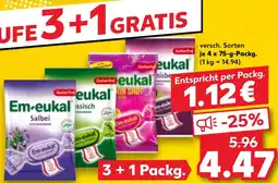 Kaufland EM-EUKAL Hustenbonbons Angebot