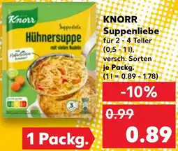 Kaufland KNORR Suppenliebe Angebot