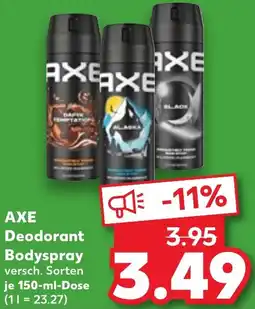 Kaufland AXE Deodorant Bodyspray Angebot