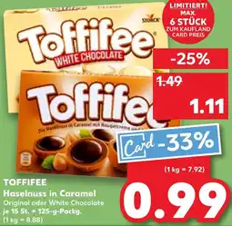 Kaufland TOFFIFEE Haselnuss in Caramel Angebot