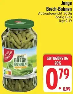 Edeka Gut & Günstig Junge Brech-Bohnen Angebot