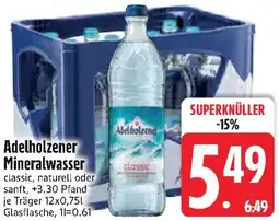 Edeka Adelholzener Mineralwasser Angebot